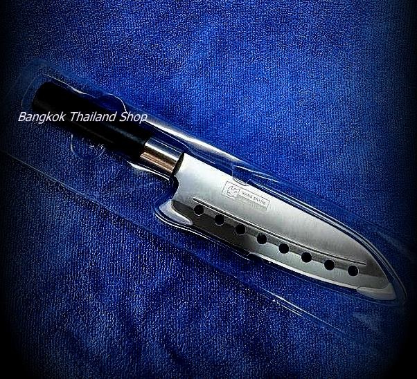 *มีดหั่น และแล่ ขนาด 7 นิ้ว ด้ามดำ RHINO 79C9 ราคา 120 บาท