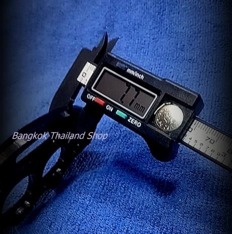 สนับมือชุบชุบดำทรงแรด ขนาดกลาง 12 cm ราคา 180 บาท