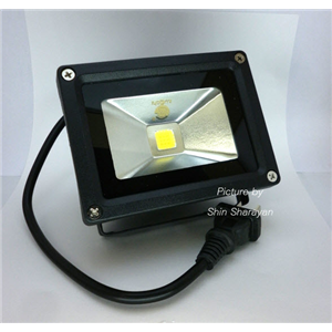 LED Flood Light 10W แสงสีขาว มี มอก. ประกัน 2 ปี
