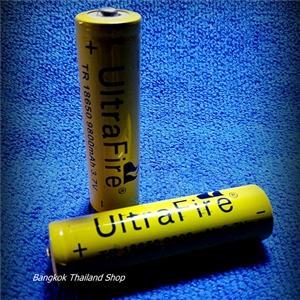 ถ่านชาร์ท UltraFire ขนาด 18650 ความจุ 9800mAh 2 ก้อน
