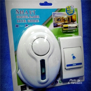 กริ่งประตูบ้าน แบบไร้สาย 32 เสียง SMART ใช้ถ่าน AA 