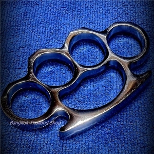 *สนับมือหัวตัด ชุบโครเมี่ยม แบบเหล็กหนา ราคา 220 บาท