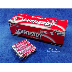 ถ่านไฟฉาย EVEREADY ขนาด AA แพ็คละ 4 ก้อน