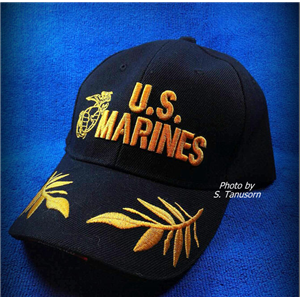 หมวกแก็ป U.S. MARINES สีดำ