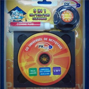 ชุดล้างหัวอ่าน CD, VCD, DVD 2 in 1