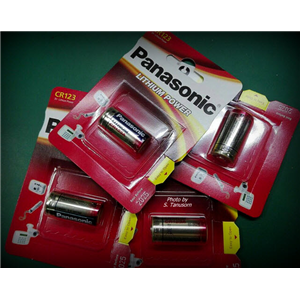 ถ่าน CR123A PANASONIC 1500mAh Lithium-ion