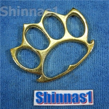 *สนับมือชุบทองขนาดเล็ก 3 1/2 x 3 นิ้ว ราคา 130 บาท