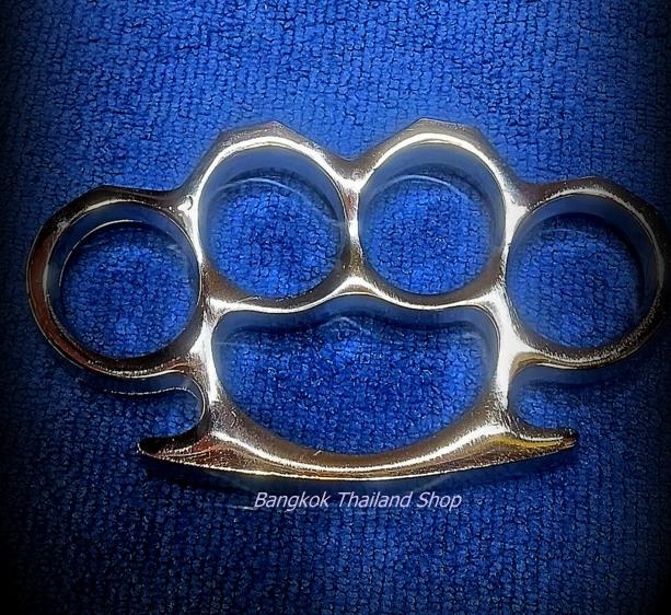 *สนับมือหัวตัด ชุบโครเมี่ยม แบบเหล็กหนา ราคา 220 บาท
